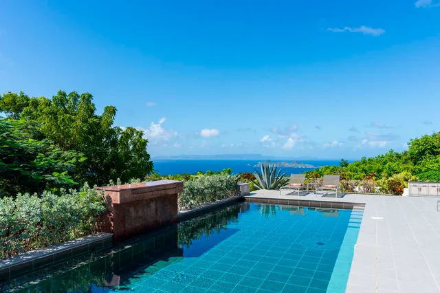 Bague - Pool at Villa Belle Bague in St Barts - St. Barts Villa Rental