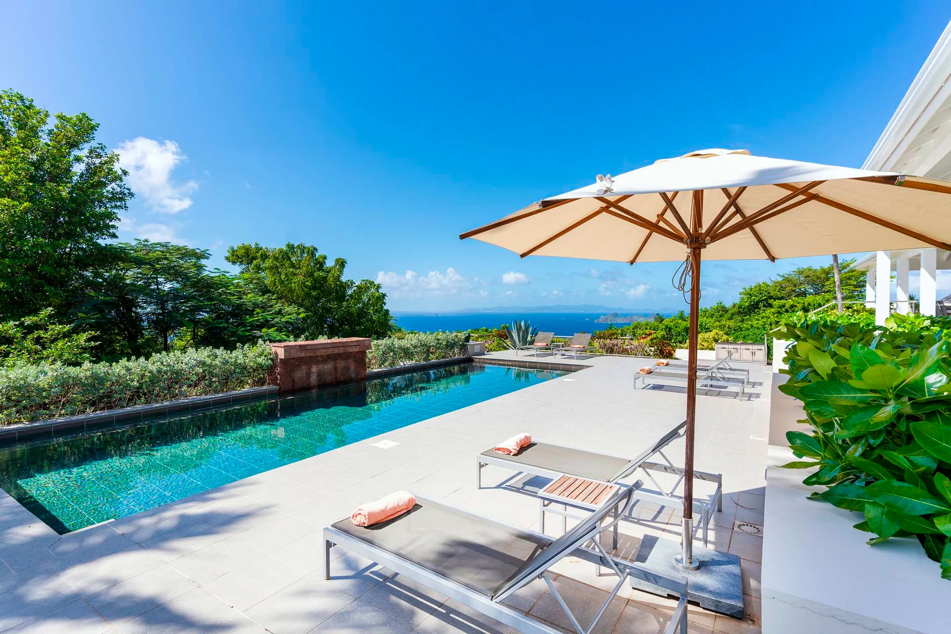 Bague - Pool at Villa Belle Bague in St Barts - St Barts luxury vacation rental