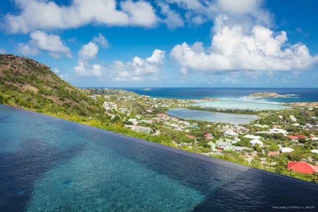 pool at Villa Belle Etoile in St Barts - St. Barts Villa Rental
