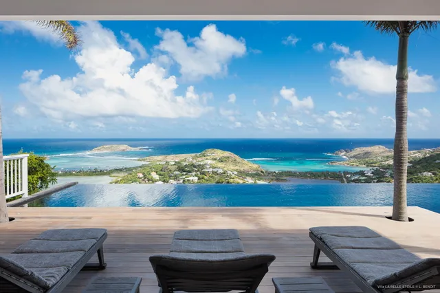pool at Villa Belle Etoile in St Barts - St. Barth Villa Rental