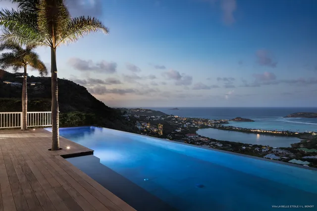 pool at Villa Belle Etoile in St Barts - St. Barts Villa Rental