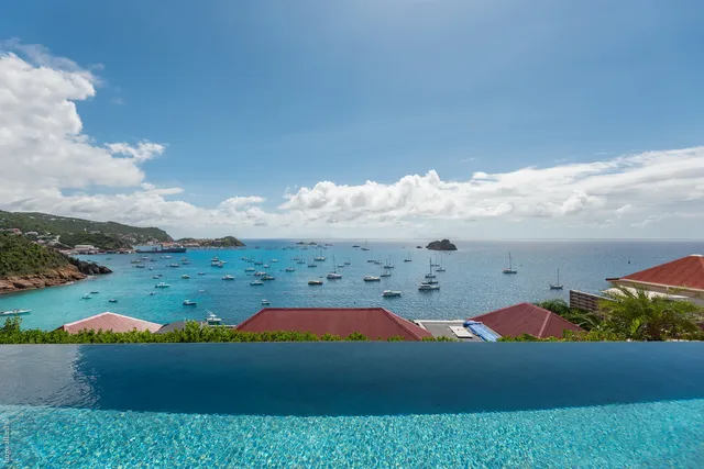 pool at Villa Bianca in St Barts - St. Barts Villa Rental