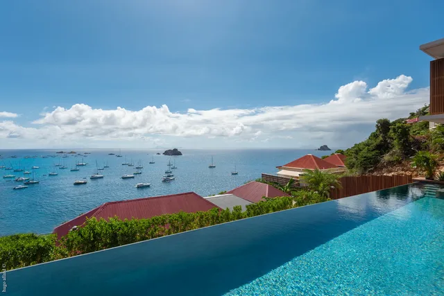 pool at Villa Bianca in St Barts - St. Barth Villa Rental