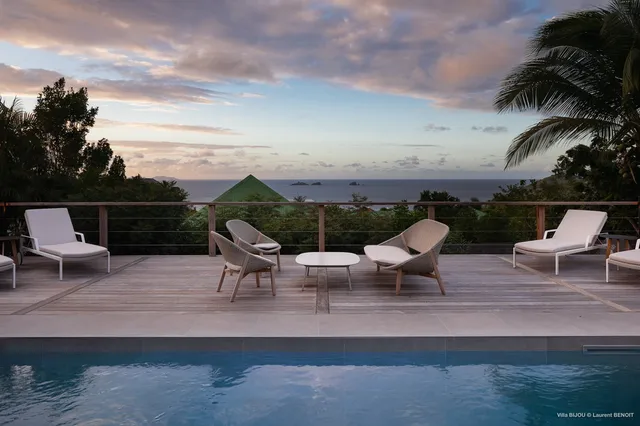 pool at Villa Bijou in St Barts - St. Barts Villa Rental