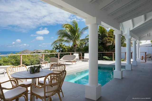 terrace at Villa Bijou in St Barts - St Barts luxury vacation rental