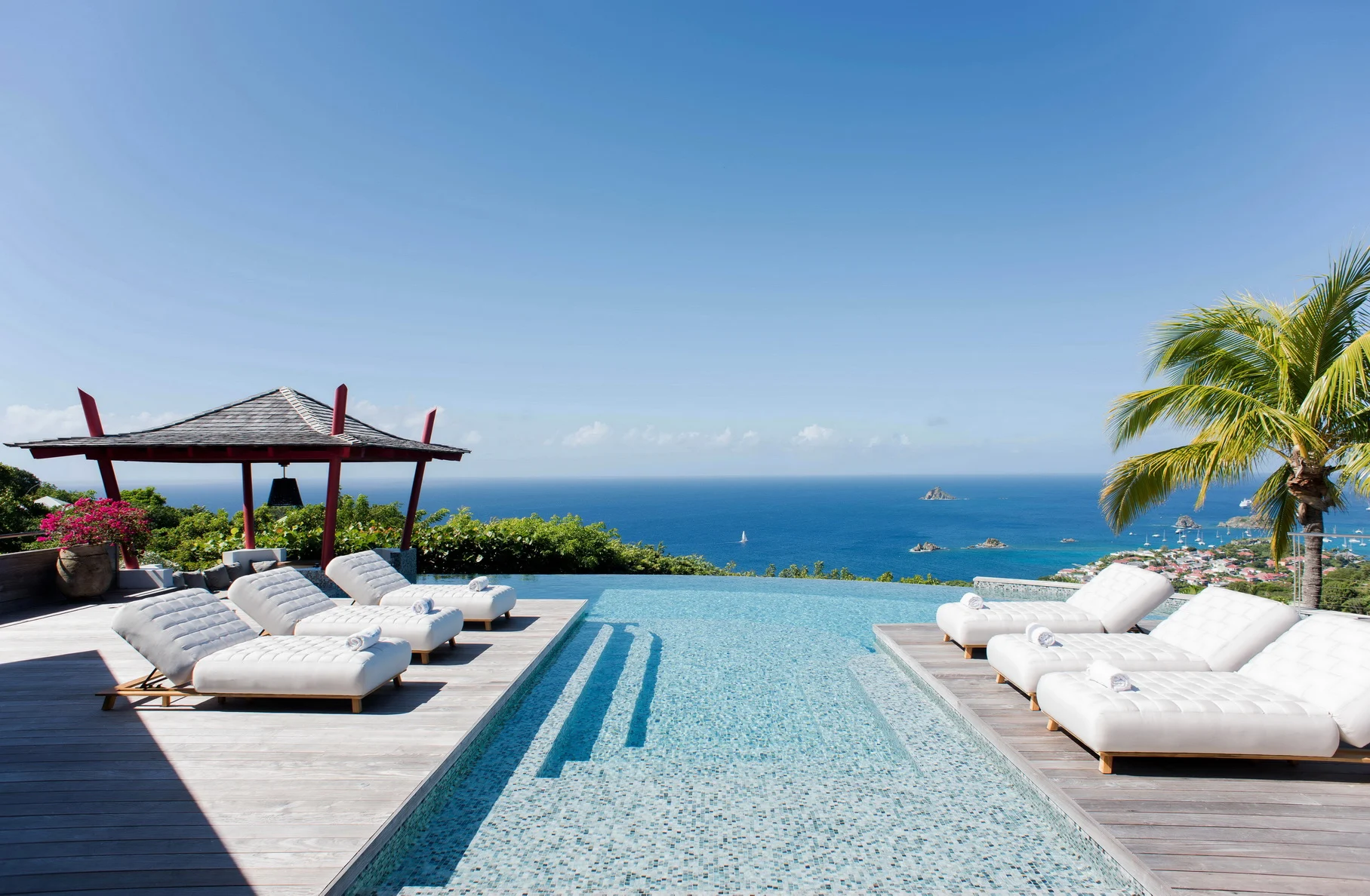 pool at Villa Blue Swan in St Barts - St Barts luxury vacation rental