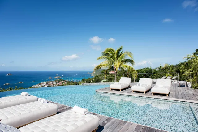pool at Villa Blue Swan in St Barts - St. Barts Villa Rental