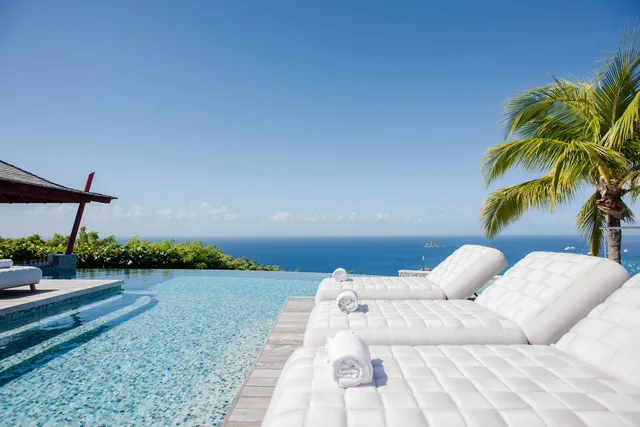 pool at Villa Blue Swan in St Barts - St Barts luxury vacation rental