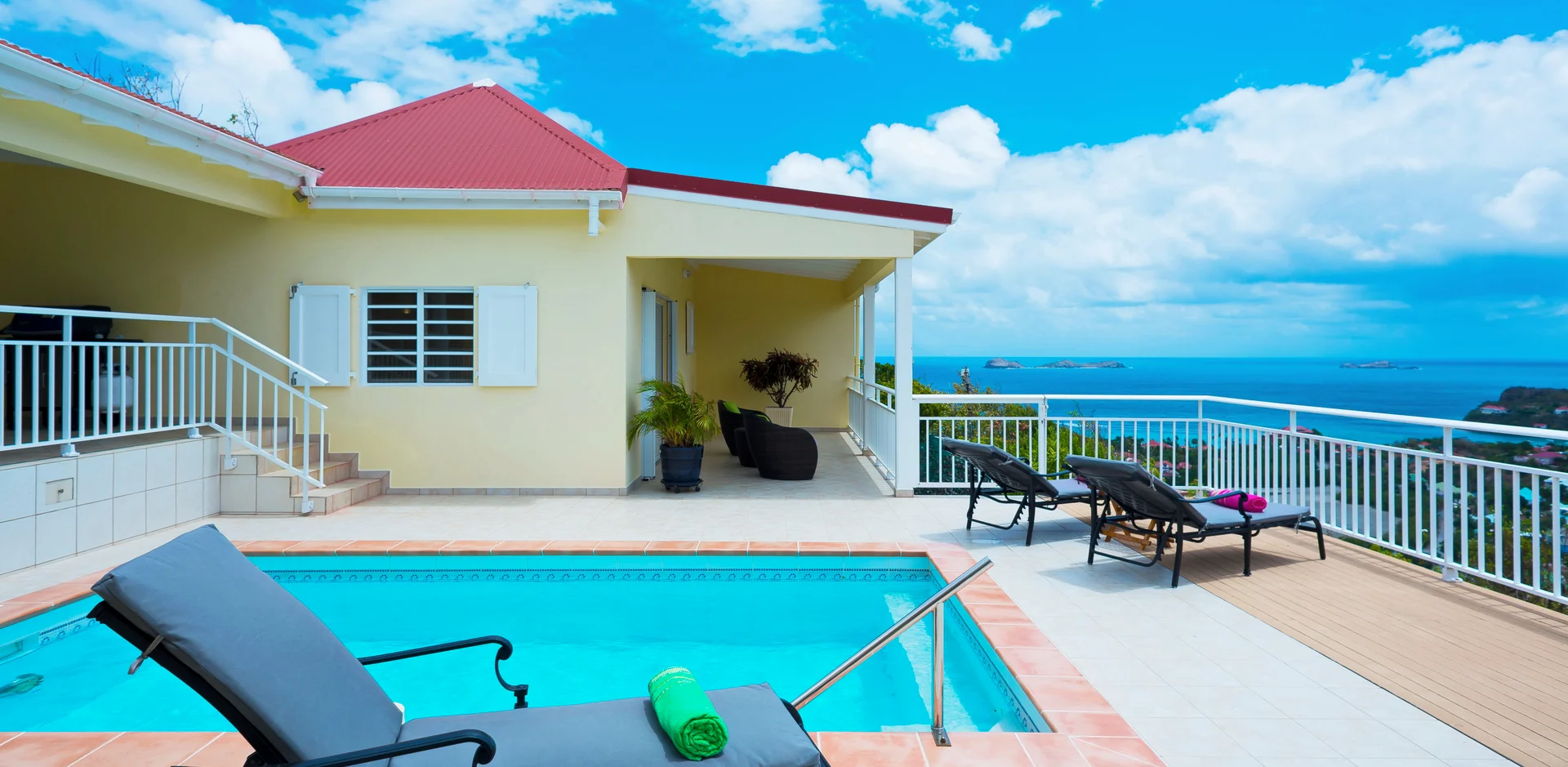 pool at Villa Bonjour in St Barts - St Barts luxury vacation rental