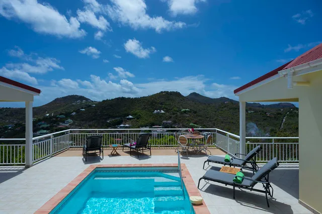 pool - by J at Villa Bonjour in St Barts - St. Barth Villa Rental