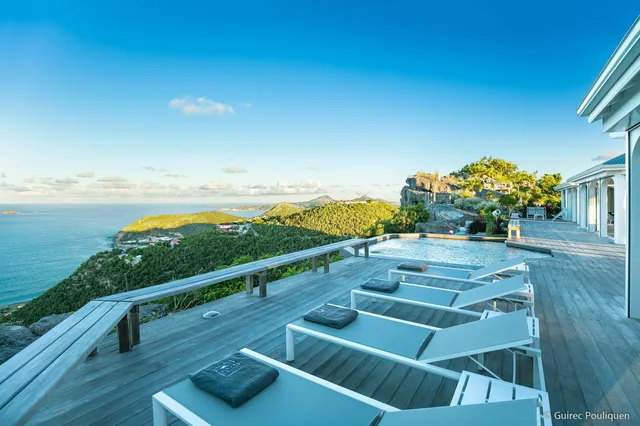 pool at Villa Byzance in St Barts - St. Barts Villa Rental