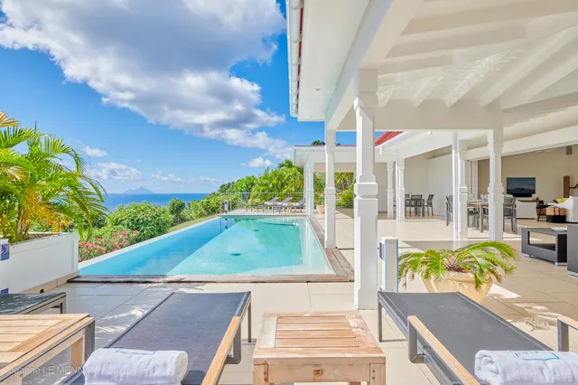 pool at Villa Cactus in St Barts - St. Barts Villa Rental