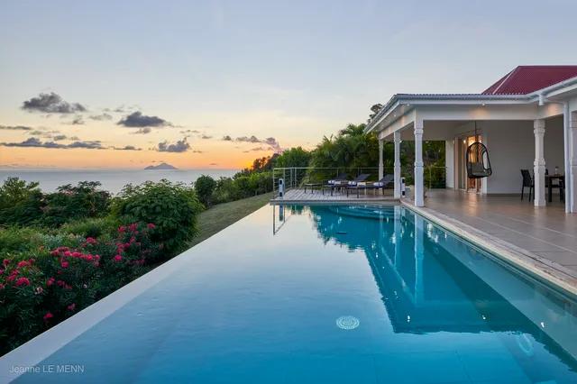 pool at Villa Cactus in St Barts - St. Barts Villa Rental