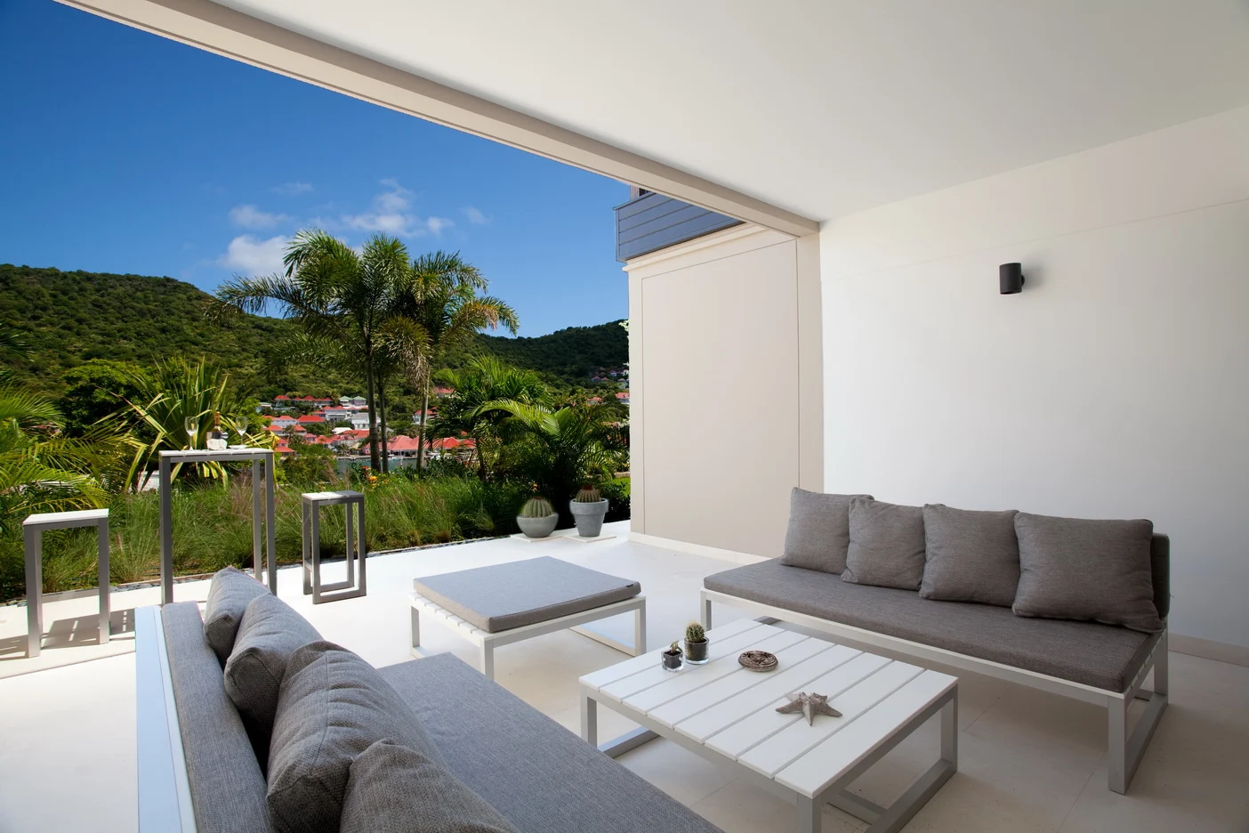 terrace at Villa Camille in St Barts - St Barts luxury vacation rental