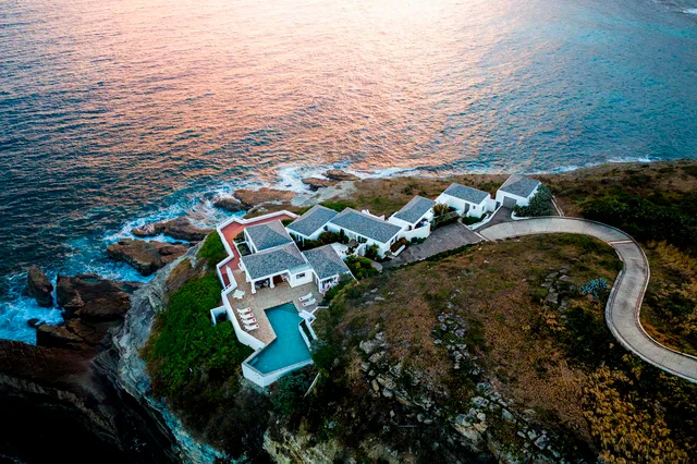 au Vent - aerial at Villa Cap au Vent in St Barts - St. Barts Villa Rental