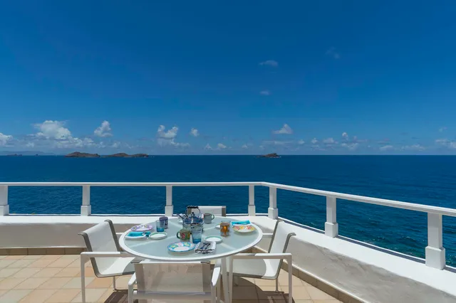 Au Vent - Outside Dining at Villa Cap au Vent in St Barts - St. Barth Villa Rental