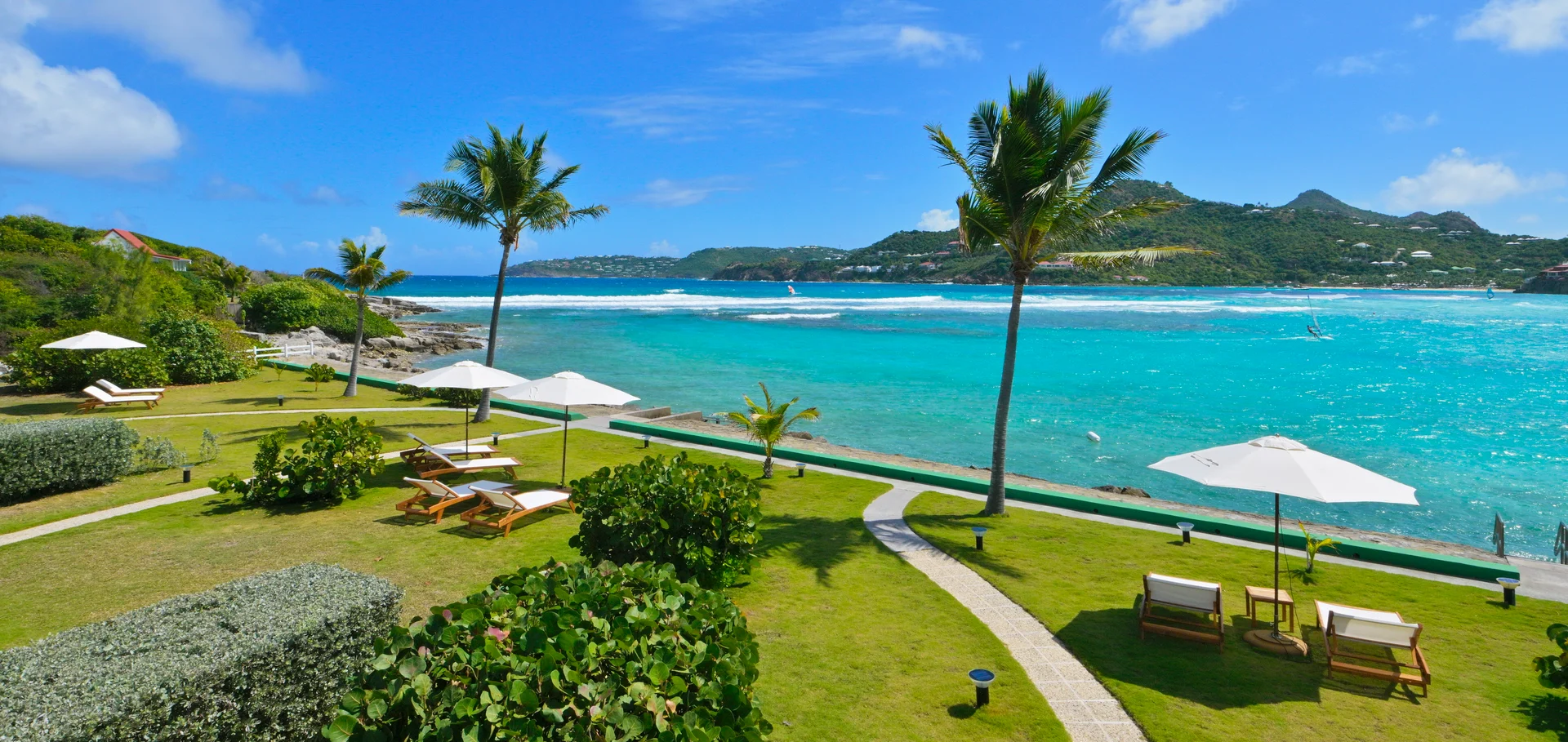 terrace at Villa Cap Fréhel in St Barts - St Barts luxury vacation rental
