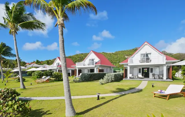 terrace at Villa Cap Fréhel in St Barts - St. Barth Villa Rental