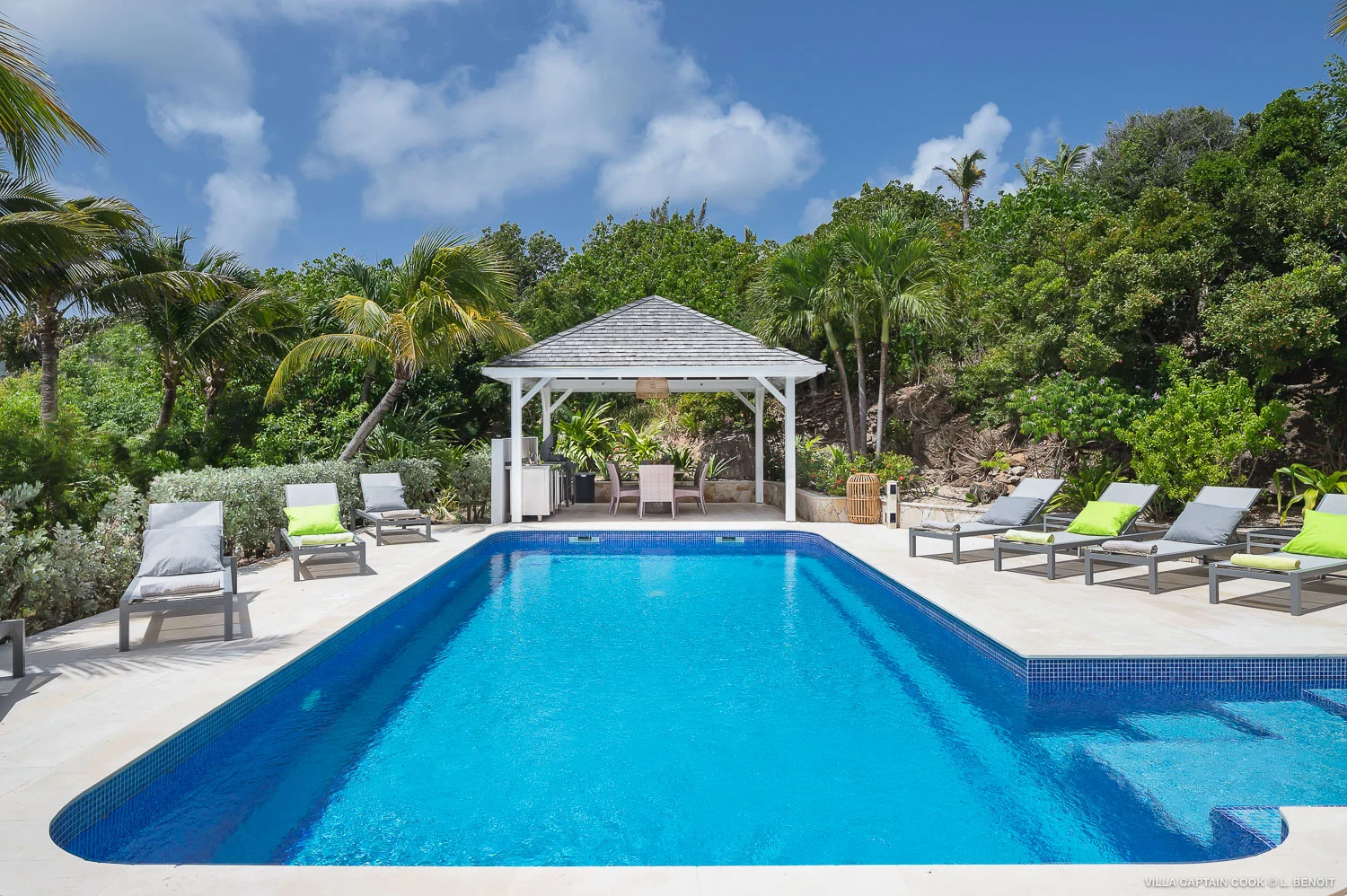pool at Villa Captain Cook in St Barts - St Barts luxury vacation rental