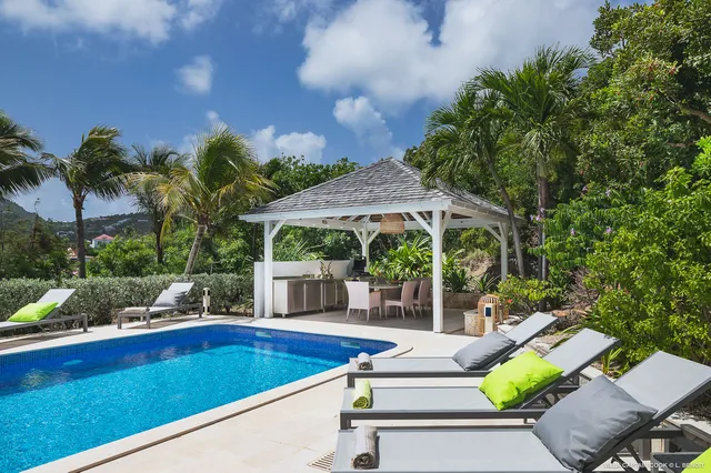 pool at Villa Captain Cook in St Barts - St. Barts Villa Rental