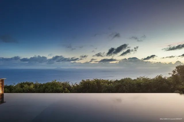 pool at Villa Caro in St Barts - St. Barts Villa Rental