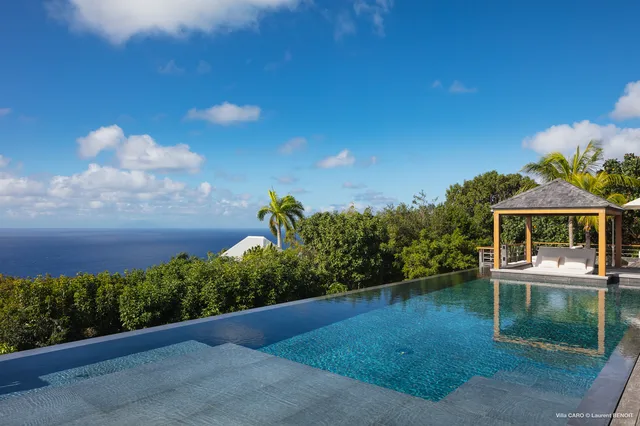 pool at Villa Caro in St Barts - St. Barth Villa Rental
