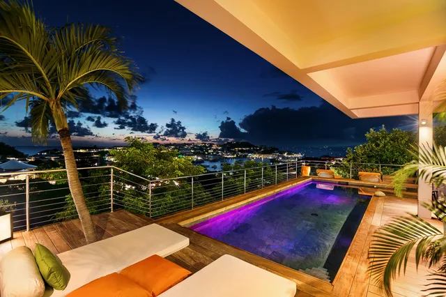 pool at Villa Casa Roc in St Barts - St. Barth Villa Rental