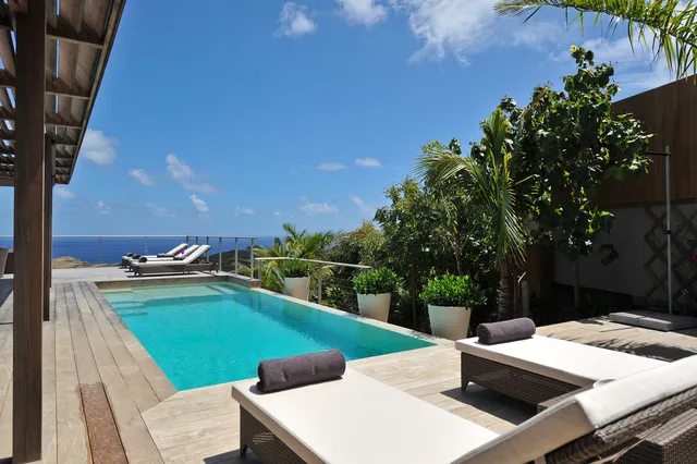 pool at Villa Casa Tigre in St Barts - St. Barts Villa Rental