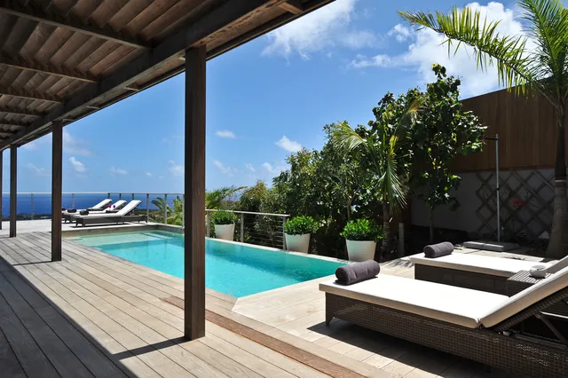 pool at Villa Casa Tigre in St Barts - St. Barth Villa Rental