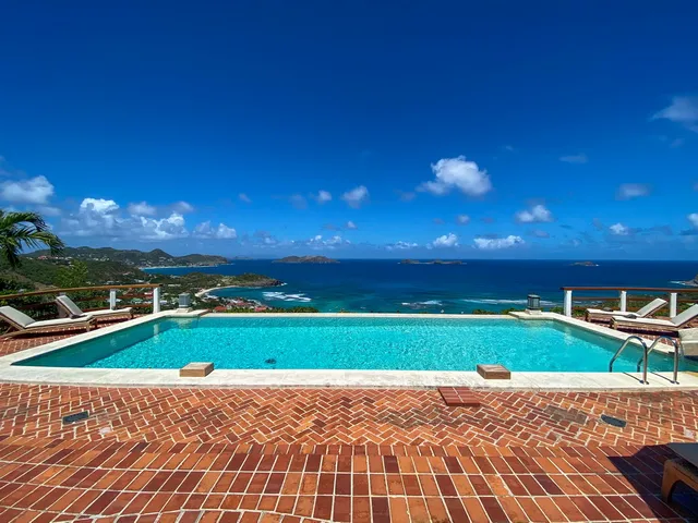 pool at Villa Chanticleer in Lorient - St. Barth Villa Rental