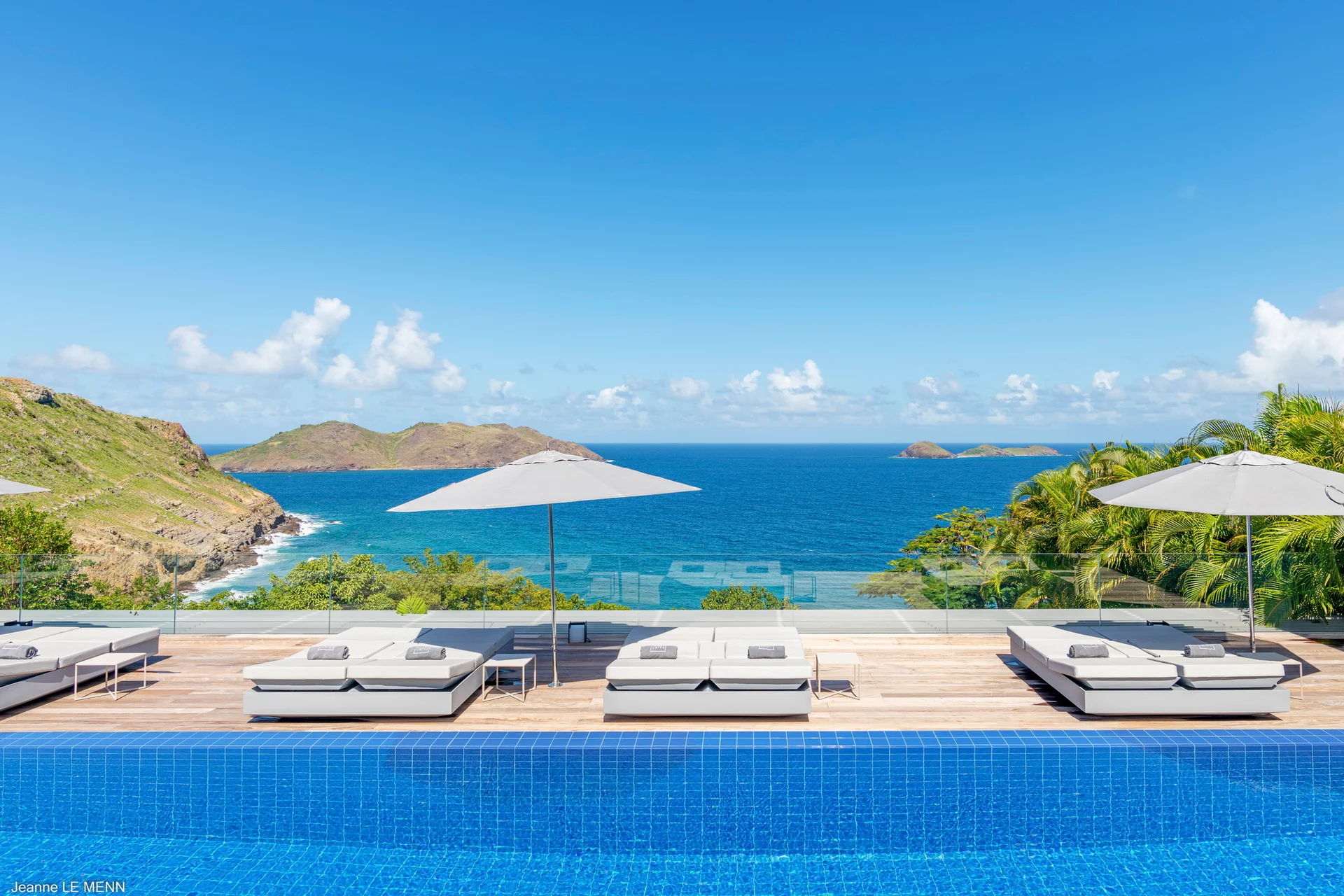 pool at Villa Ciel D’Azur in St Barts - St Barts luxury vacation rental