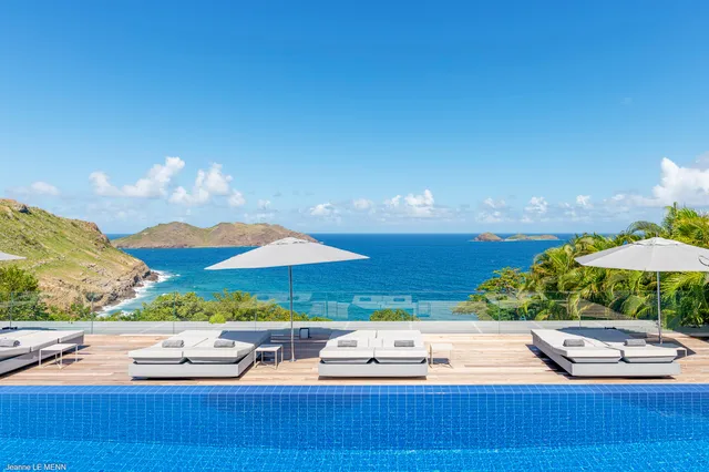 pool at Villa Ciel D’Azur in Anse des Cayes - St Barts luxury vacation rental