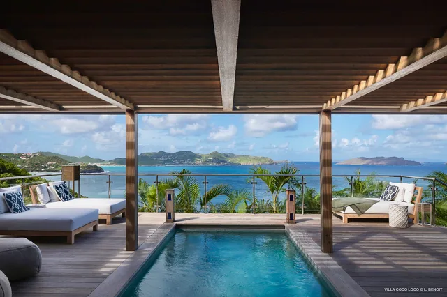 pool at Villa Coco Loco in Pointe Milou - St. Barts Villa Rental