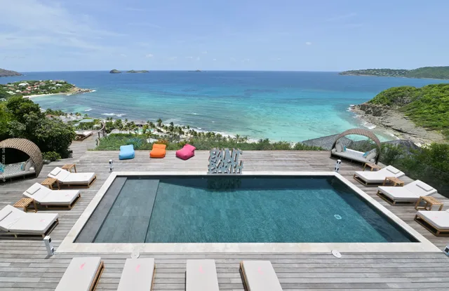 pool at Villa Coeur de Pirate in Anse des Cayes - St. Barth Villa Rental