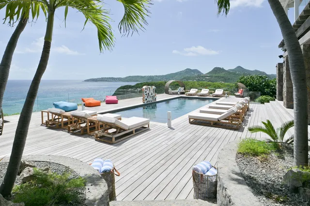 pool at Villa Coeur de Pirate in St Barts - St. Barth Villa Rental