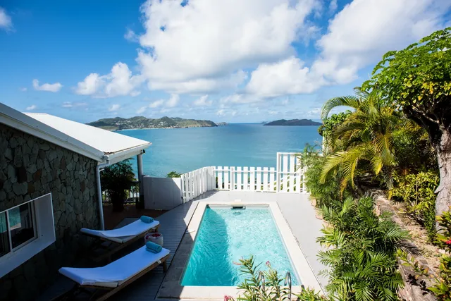 pool at Villa Colibri in St Barts - St. Barth Villa Rental