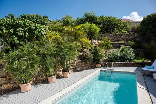 pool at Villa Colibri in St Barts - St. Barts Villa Rental