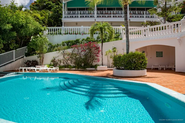 Ccle2 pool at Villa Colony Club E2 in St Barts - St. Barts Villa Rental