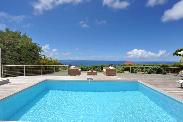 pool at Villa Costa Nova in St Barts - St. Barth Villa Rental