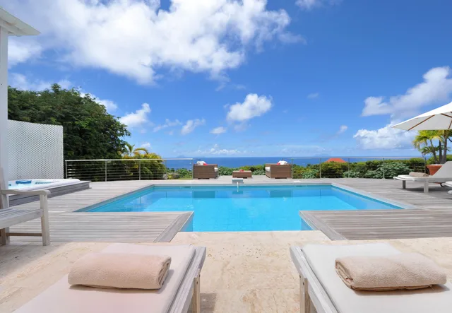 pool at Villa Costa Nova in St Barts - St. Barts Villa Rental