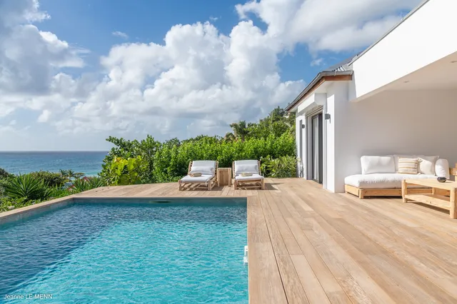 pool at Villa Cute in St Barts - St. Barts Villa Rental