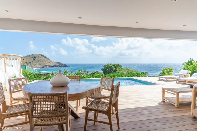 terrace at Villa Cute in St Barts - St. Barts Villa Rental