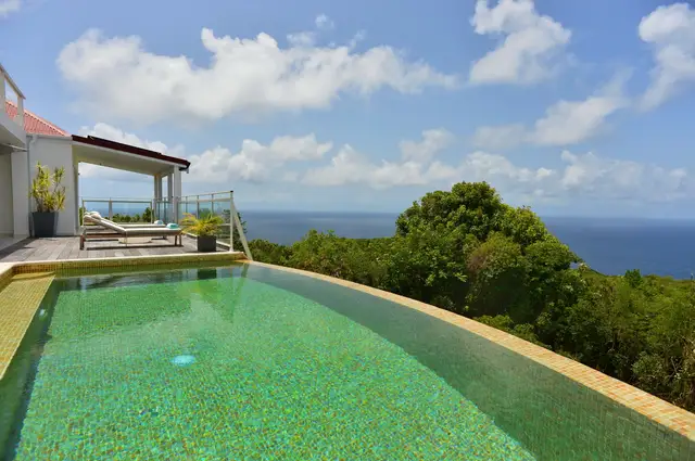pool at Villa Dasha in St Barts - St. Barts Villa Rental