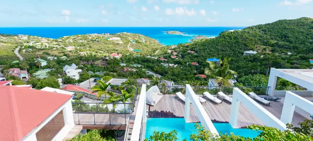 pool at Villa Eclipse in St Barts - St. Barts Villa Rental