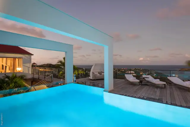 pool at Villa Eclipse in St Barts - St. Barts Villa Rental