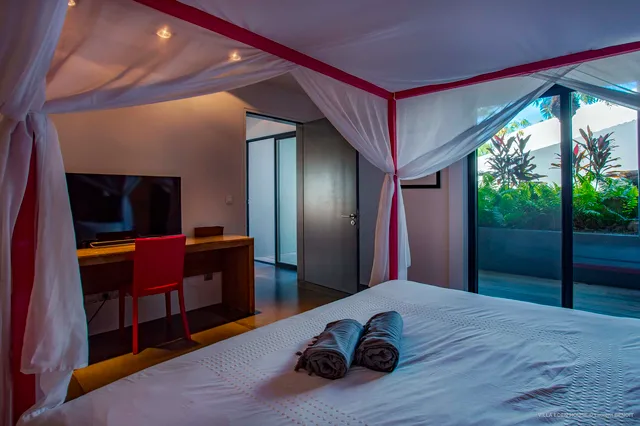House bedroom 1 view at Villa Eden House in St Barts - St. Barts Villa Rental