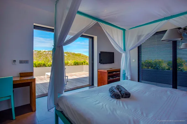 House bedroom 3 view at Villa Eden House in St Barts - St Barts luxury vacation rental