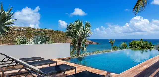 pool at Villa Eden House in St Barts - St. Barts Villa Rental