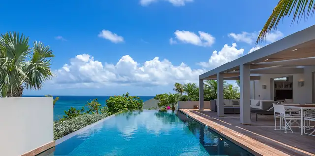 pool at Villa Eden House in St Barts - St. Barth Villa Rental