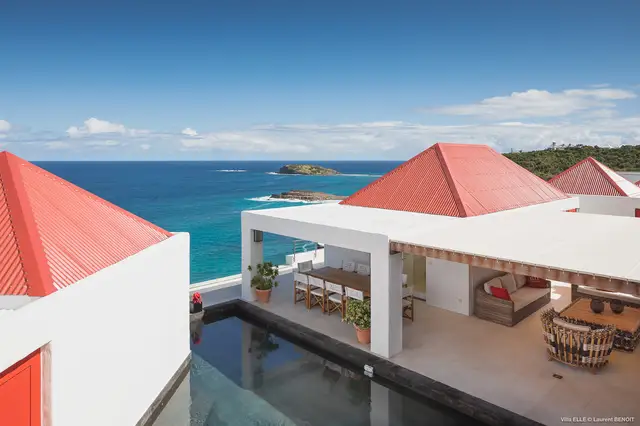 pool at Villa Elle in St Barts - St. Barth Villa Rental